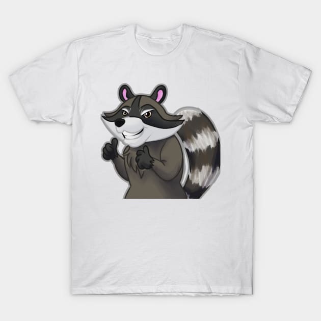 The Raid Raccoon T-Shirt by morrighan99@gmail.com